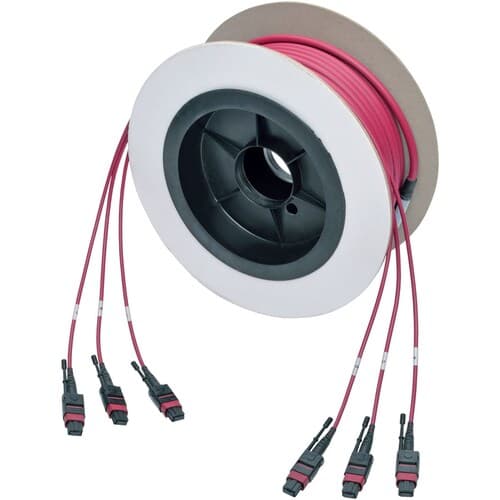 15M 24-FIBER MMF TRUNK CABLE BASE-8 MTP MPO OM4 40/100GBE 3XF