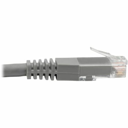 2FT CAT6 CAT5E PATCH CABLE RJ45 GIGABIT MOLDED M/M 550MHZ GRAY
