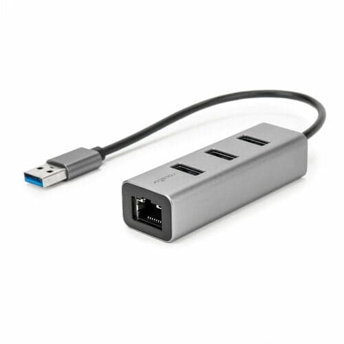 3PORT USB 3.0 HUB WITH GIGABIT 10/100/1000 ETHERNET NIC