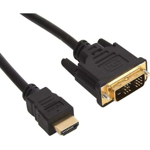 6FT HDMI TO DVID CABLE 18PLUS1 MALE TO MALE