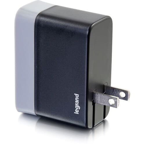 2PORT USB-C + USB-A WALL CHARGER 5.4A