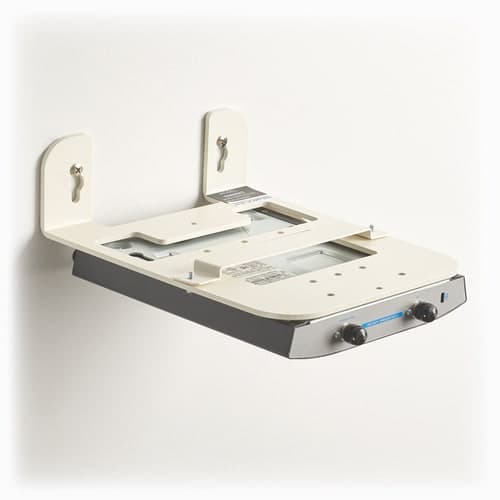 STEEL WALL BRACKET FOR WIRELESS ACCESS POINT RIGHT ANGLE WHITE