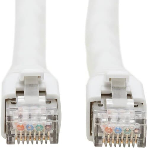 20FT CAT8 WHITE PATCH SNAGLESS 25G/40G CERTIFIED M/M POE CABLE
