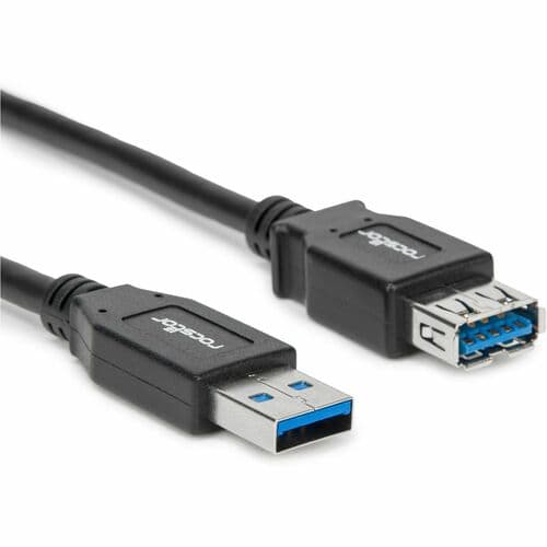 6FT 1.83M F/M BLACK EXTN CABLE 6FT 1.83M F/M BLACK