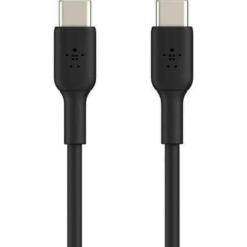 1M BOOST CHARGE USB-C TO USB-C CABLE BLACK