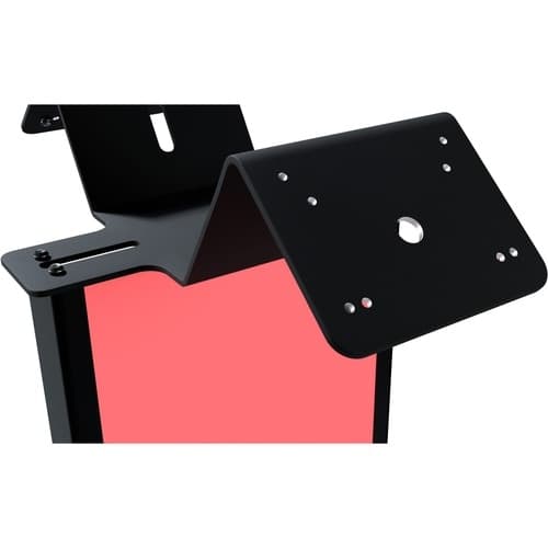 PREMIUM DUAL ENCLOSURE LOCKING FLOOR STAND KIOSK WITH GRAPHIC CARD