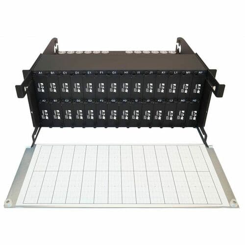 ENCLOSURE FOR 28 HIGH-DENSITY FIBER CASSETTES 4U RACKMOUNT