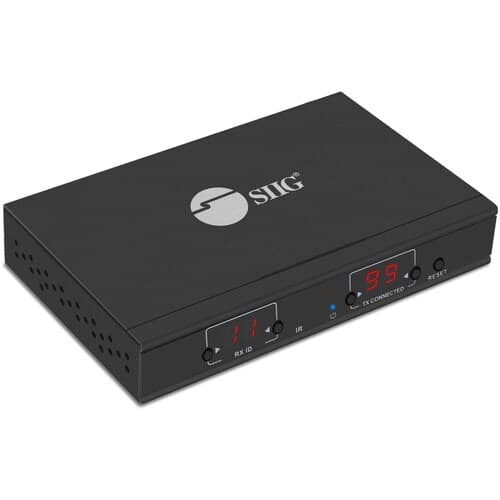 HDMI OVER IP EXTENDER WITH IR RECEIVER