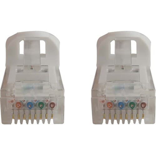 5FT CAT6A ENET CABLE SNAGLESS MOLDED UTP 10G POE M/M WHITE