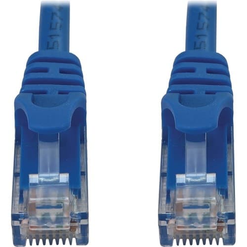 50FT CAT6A ENET CABLE SNAGLESS MOLDED UTP 10G POE M/M BLUE