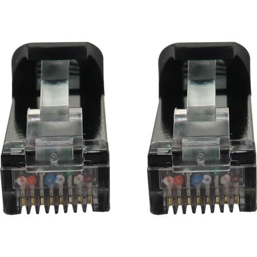 6FT CAT6A BLACK M/M SNAGLESS SHIELDED SLIM 10G ENET CABLE