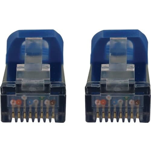 10FT CAT6A ENET CABLE SNAGLESS SHIELDED SLIM 10G M/M BLUE
