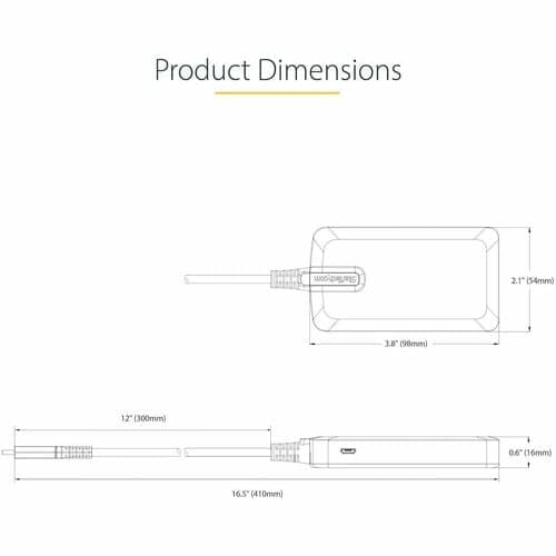 4-PORT USB-C HUB - PORTABLE USB HUB ADAPTER