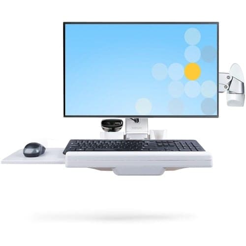 WALL MOUNT WORKSTATION VESA - ERGONOMIC WALL MOUNT STANDING DESK