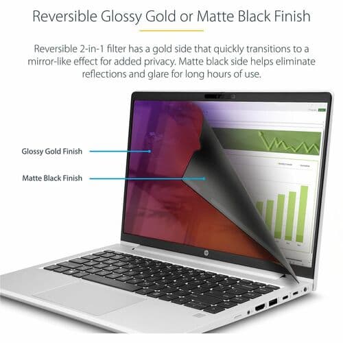 15.6IN LAPTOP PRIVACY SCREEN - GOLD PRIVACY FILTER/SECURITY SHIELD