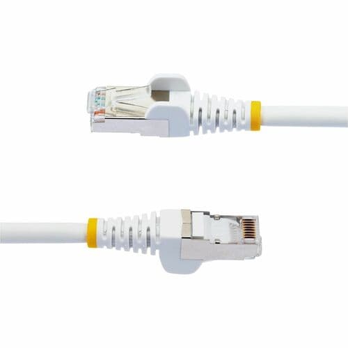 CAT6A ETHERNET CABLE - WHITE 10GBE S/FTP LSZH 100W POE