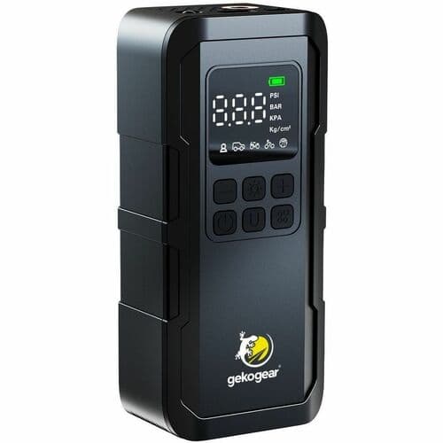 PORTABLE TIRE PUMP/POWER BANK 2000 MAH MULTI FUNCTION POWER BANK