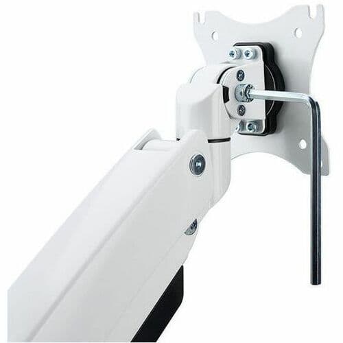 HEAVY DUTY GAS SPRING SINGLE MONITOR ARM - DESK MOUNT