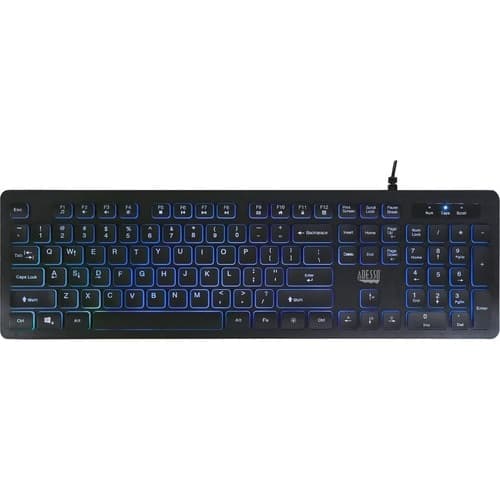 2X LARGE PRINT ILLUMINATED LED KEYBOARD