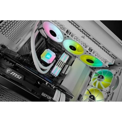 ICUE 5000X RGB MID-TOWER WHITE TEMPERED GLASS ATX PC SMART CASE