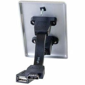 SINGLE GANG USB AND HDMI WALL PLATE AL
