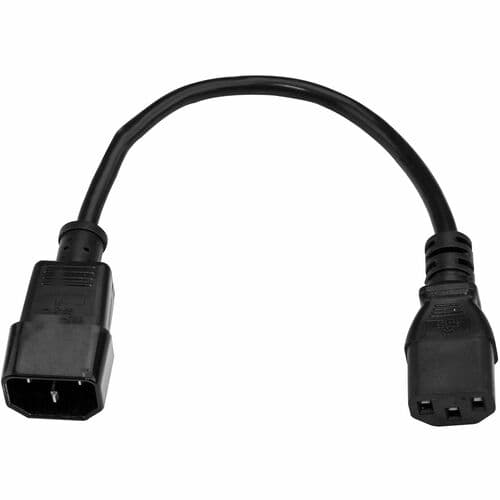 10FT POWER EXTENSION CORD C14 TO C13 COMPUTER MONITOR POWER CABLE