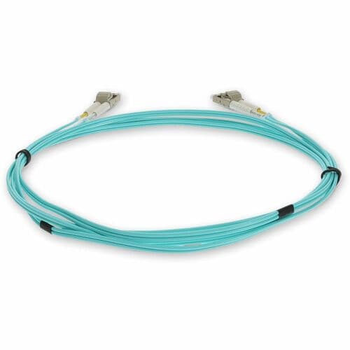 7M 10GB LOMM FIBER OPTIC PATCH CABLE OM3 DUPLEX LC/LC 50/125 AQUA