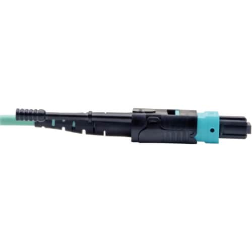 3M FAN-OUT CABLE PUSH/PULL TAB MTP/MPO TO 8X LC OM3 PLENUM AQUA