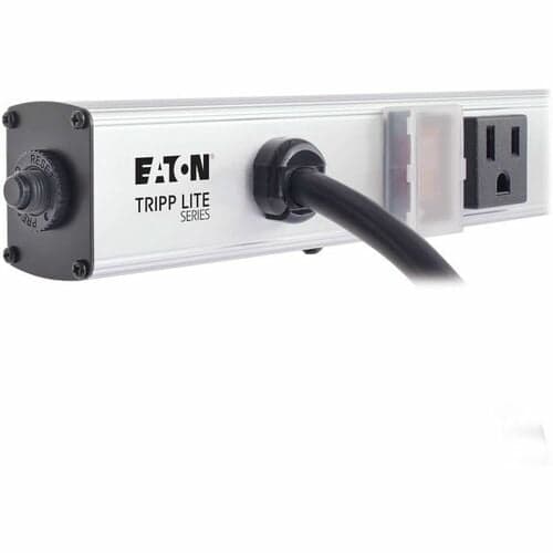 8 OUTLET POWER STRIP VERTICAL RIGHT ANGLE 15FT CRD 120V 15A 5-15P