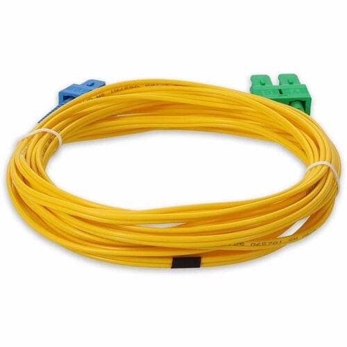 2M ASC TO SC M/M OS1 YELLOW FIBER DUPLEX 2-STRAND PATCH CABLE