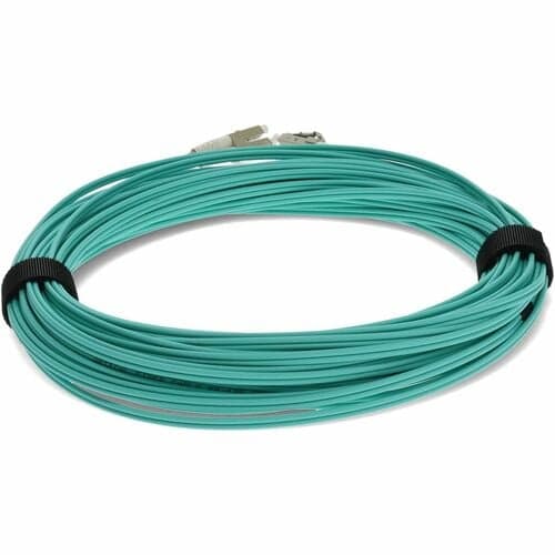 50M QK737A LC M/M OM4 AQUA FIBER UPC DUPLEX LSZH PATCH CABLE