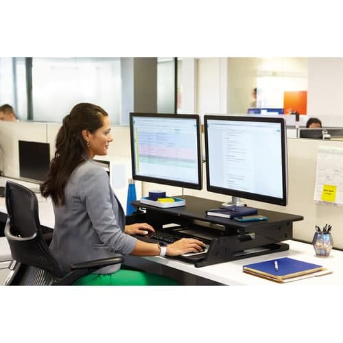 PRECISION STANDING DESK FITS 24IN DEEP DESK