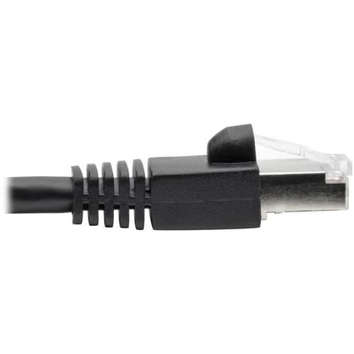 5FT CAT6A BLACK SNAGLESS SHIELDED STP POE M/M PATCH CABLE