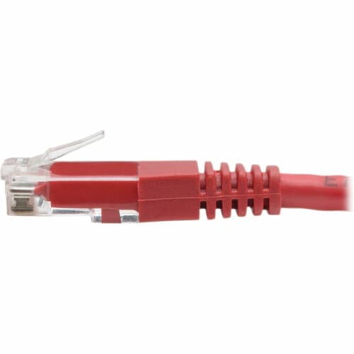 2FT CAT6 CAT5E PATCH CABLE RJ45 GIGABIT MOLDED M/M 550MHZ RED