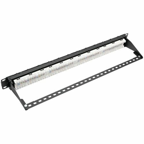 24PORT CAT6A CAT6 CAT5E 1U 110 PUNCHDOWN 1URM RJ45 TAA PATCH PANEL