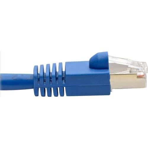 35FT CAT6A BLUE SNAGLESS SHIELDED MM STP 10G POE PATCH CABLE