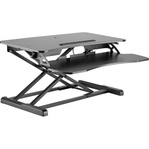 SIT-STAND DESK CONVERTER RISER KEYBOARD & MOUSE DECK