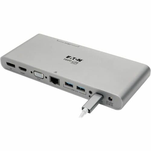 USB C DOCKING STATION W/USB HUB HDMI VGA DP GBE PD CHARGING 4K