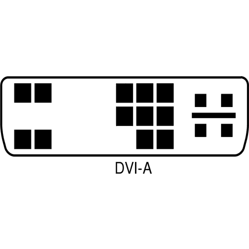 6FT DVI TO VGA MONITOR CABLE HIGH RES MALE TO MALE LIFETIME