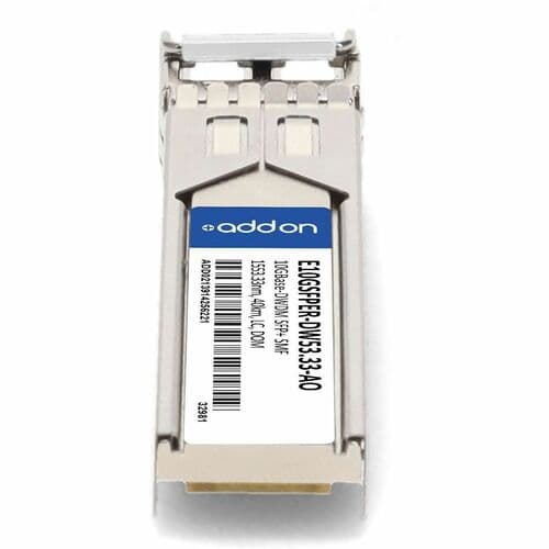 INTEL E10GSFPER-DW53.33 COMP TAA DWDM LC 1553.33NM 40KM 0 TO 70C