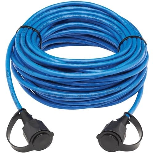 50FT CAT6 BLUE INDUSTRIAL UTP ENET CAB RJ45 100W POE CMR-LP