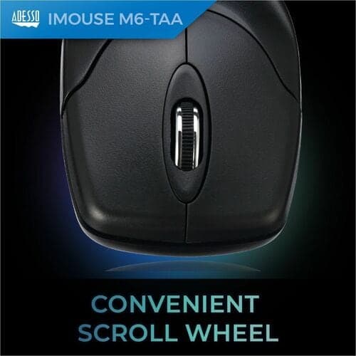 ADESSO TAA COMPLIANT USB 3BTN WIRED MOUSE