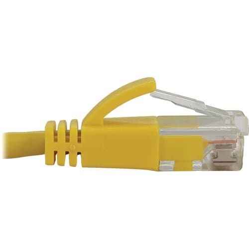5FT CAT6A ENET CABLE SNAGLESS MOLDED SLIM 10G POE M/M YELLOW