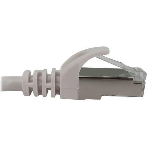 7FT CAT6A ENET CABLE SNAGLESS SHIELDED SLIM 10G M/M WHITE