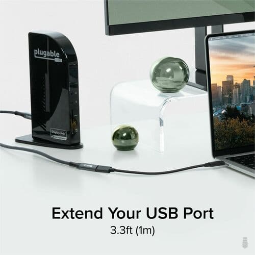 PLUGABLE USB-C EXTENSION CABLE EXTENSION CABLE W 240W POWER METER