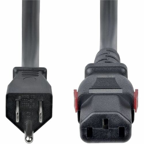6.6FT COMPUTER POWER CORD TAA NEMA 5-15P TO LOCKING C13 125V 15A