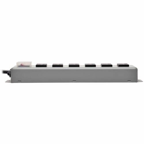 6 OUTLET INDUSTRIAL POWER STRIP WABER METAL 6 FT CORD 5-15P