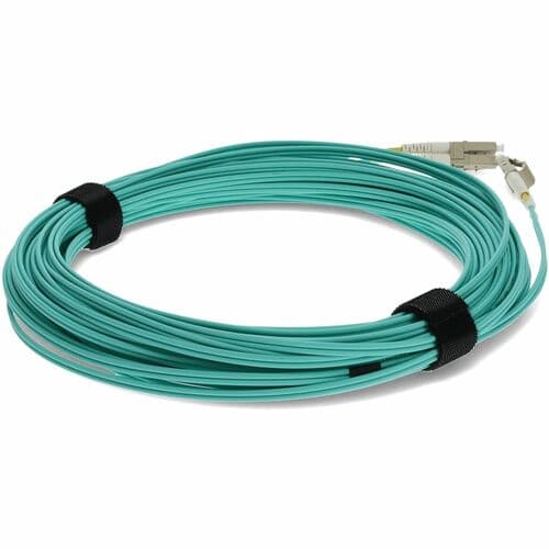 50M 10G FIBER LC/LC 50/125 DUPLEX AQUA LOMM OM3 PATCH CABLE