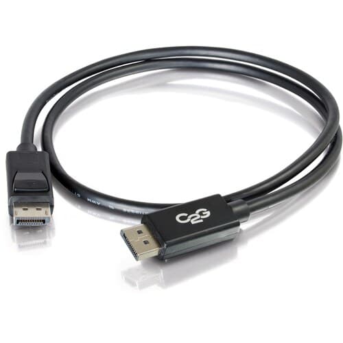 3FT DISPLAYPORT M/M BLK CABLE