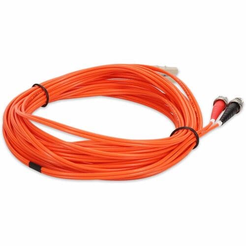 7M FIBRE MMF LC/ST 62.5 OM1 DUPLEX ORANGE PATCH CABLE